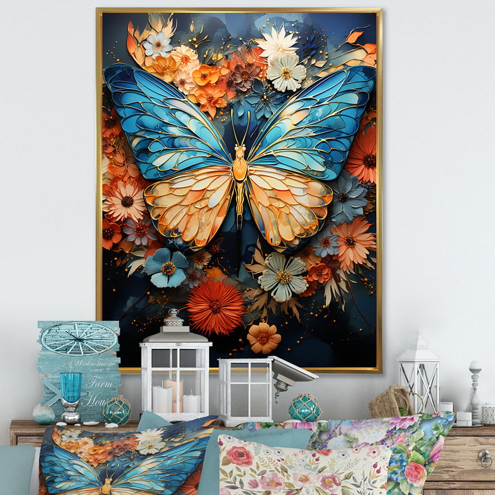 Celestial Visitors - Butterfly Bedroom Wall Art