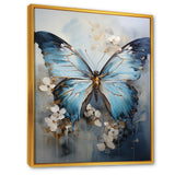 Butterfly Ethereal Blues Form Abstract Elegance - Butterfly Wall Art Prints
