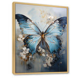 Butterfly Ethereal Blues Form Abstract Elegance - Butterfly Wall Art Prints