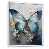 Butterfly Ethereal Blues Form Abstract Elegance - Butterfly Wall Art Prints