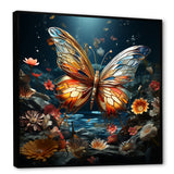 Butterfly Fantasy Flight - Blue Butterfly Wall Art