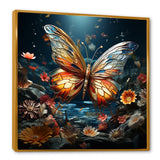 Butterfly Fantasy Flight - Blue Butterfly Wall Art