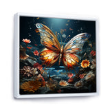 Butterfly Fantasy Flight - Blue Butterfly Wall Art