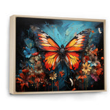 Butterfly Graffiti Style - Butterfly Living Room Wall Art