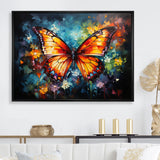 Intense Hues Celebrate The Butterflies - Butterfly Canvas Wall Art