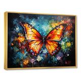 Intense Hues Celebrate The Butterflies - Butterfly Canvas Wall Art