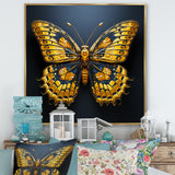 Lemon Yellow Tones Portray Butterflies - Butterfly Wall Decor