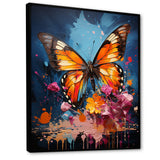 Butterfly Pop Art Papilio - Butterfly Framed Canvas Art
