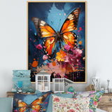 Butterfly Pop Art Papilio - Butterfly Framed Canvas Art