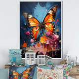 Butterfly Pop Art Papilio - Butterfly Framed Canvas Art