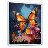 Butterfly Pop Art Papilio - Butterfly Framed Canvas Art