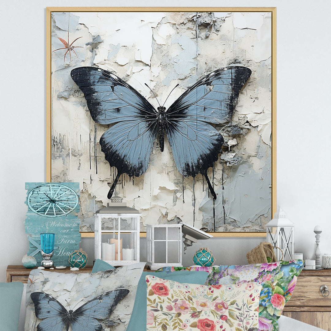 Urban Butterflies Graffiti Accents - Butterfly Wall Art Prints