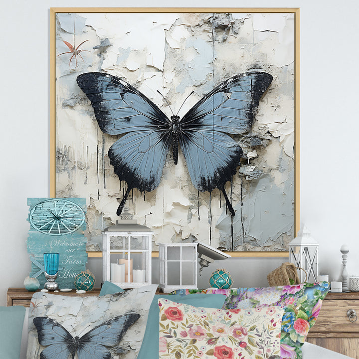 Urban Butterflies Graffiti Accents - Butterfly Wall Art Prints