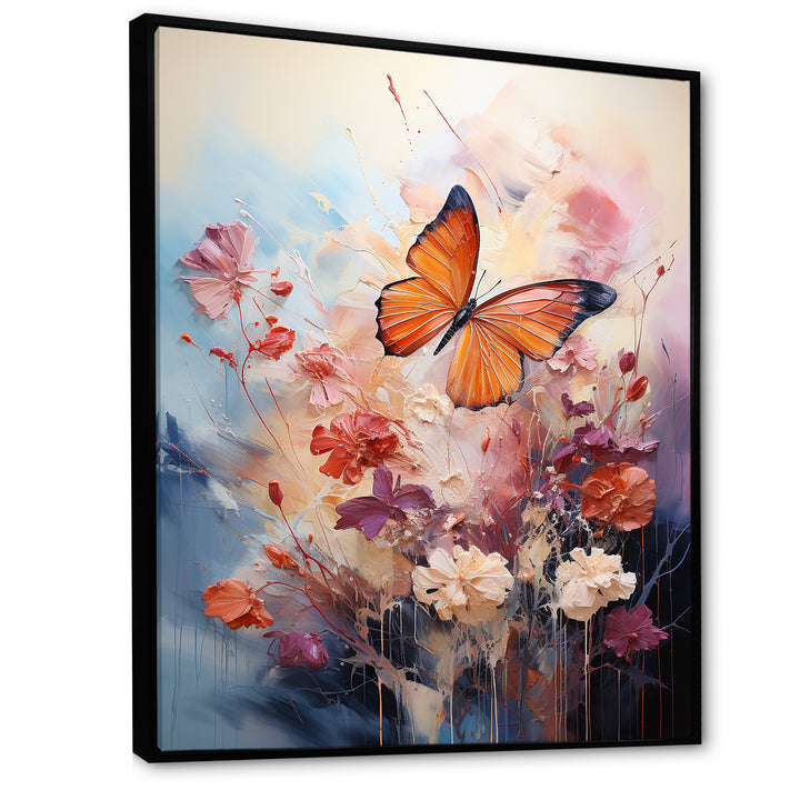 Butterfly Whimsical Flight Bouquet - Butterfly Living Room Wall Art