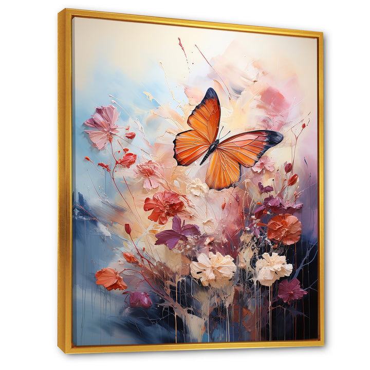 Butterfly Whimsical Flight Bouquet - Butterfly Living Room Wall Art