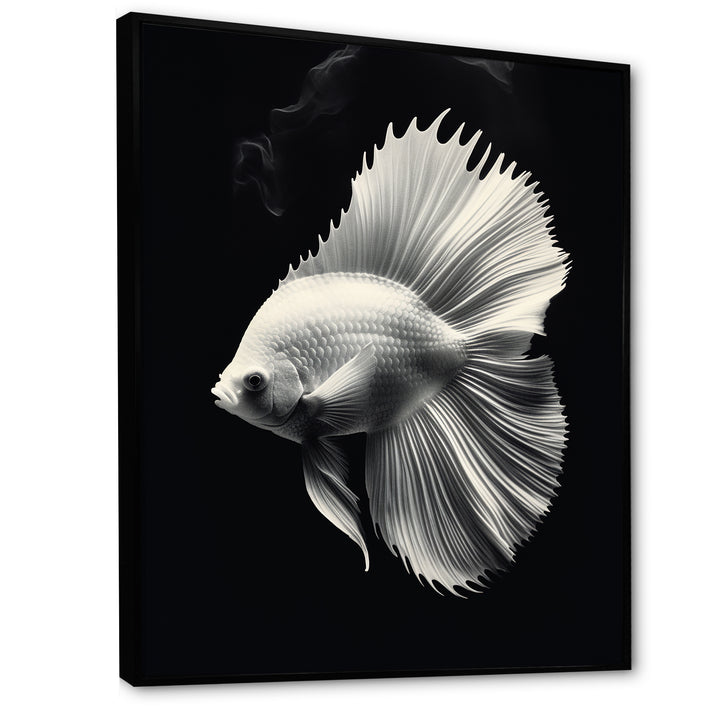 Golden Glint And Graphite A Butterflyfish - Butterfly Fish Wall Decor