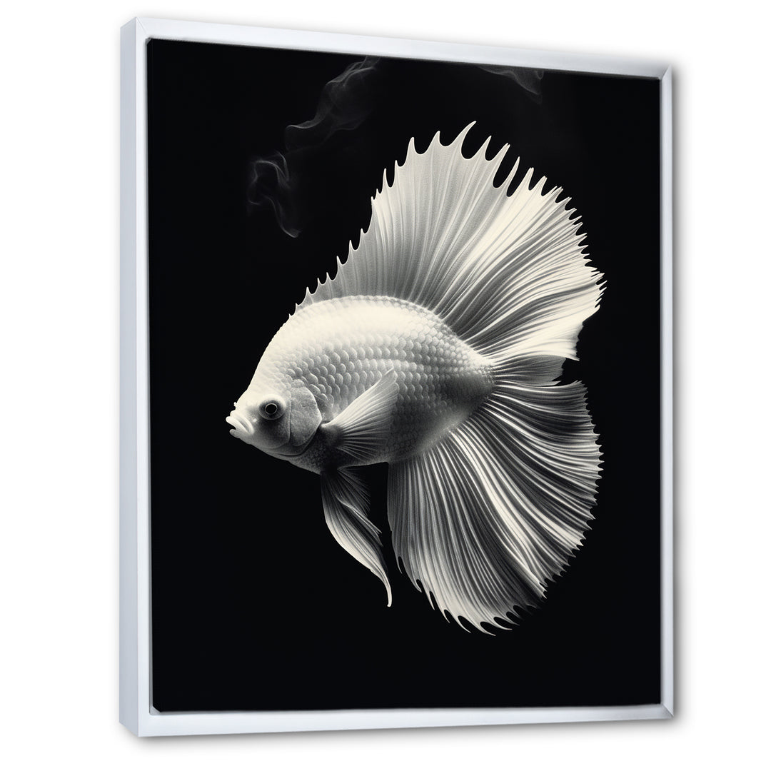 Golden Glint And Graphite A Butterflyfish - Butterfly Fish Wall Decor