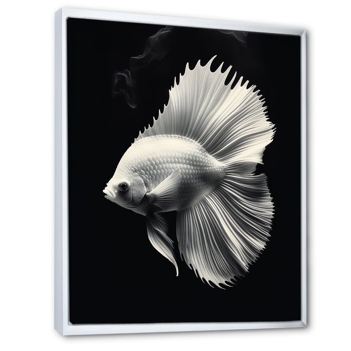 Golden Glint And Graphite A Butterflyfish - Butterfly Fish Wall Decor
