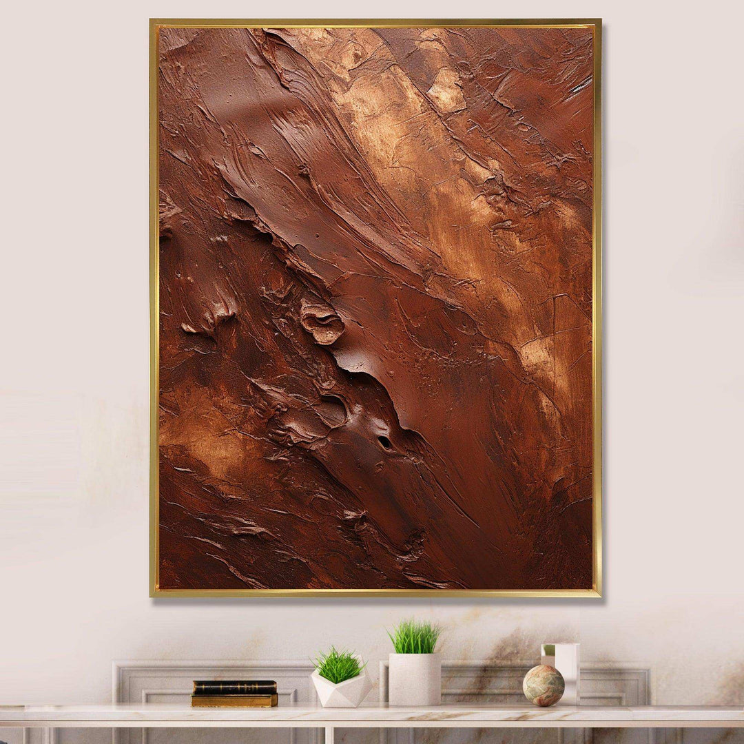 Bittersweet Brushwork - Abstract Canvas Wall Art