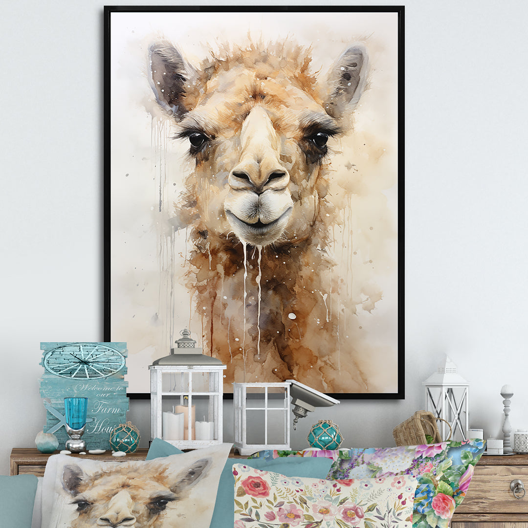 Minimalism Beige Camel - Beige Camel Wall Art