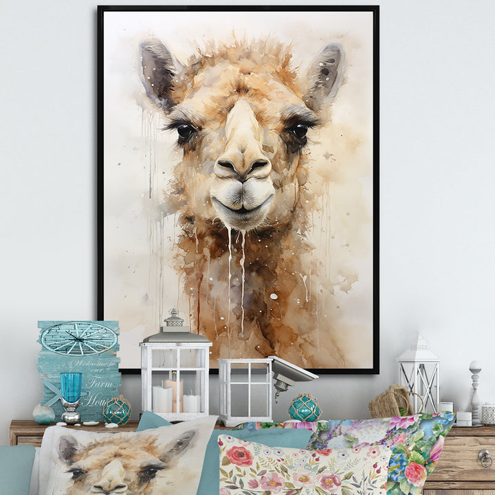 Minimalism Beige Camel - Beige Camel Wall Art