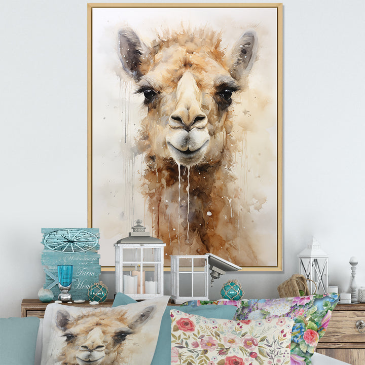 Minimalism Beige Camel - Beige Camel Wall Art
