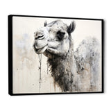 Minimalism Monochrome Camel - Camel Large Canvas Wall Art