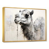 Minimalism Monochrome Camel - Camel Large Canvas Wall Art