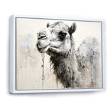 Minimalism Monochrome Camel - Camel Large Canvas Wall Art