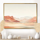 Minimalism Canyon View I - Landscapes Canvas Wall Art