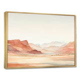 Minimalism Canyon View I - Landscapes Canvas Wall Art