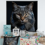 Chartreux Cat Portrait - Cat Living Room Wall Art