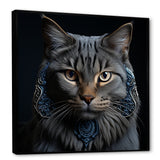 Chartreux Cat Portrait - Cat Living Room Wall Art