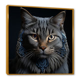 Chartreux Cat Portrait - Cat Living Room Wall Art