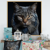 Chartreux Cat Portrait - Cat Living Room Wall Art