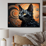 Cornish Rex Curves Cat - Cat Wall Decor