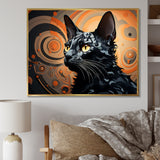 Cornish Rex Curves Cat - Cat Wall Decor