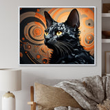 Cornish Rex Curves Cat - Cat Wall Decor