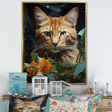 Havana Brown Mystique Cat - Beige Cat Wall Art