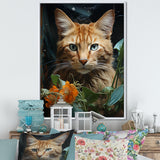 Havana Brown Mystique Cat - Beige Cat Wall Art