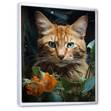 Havana Brown Mystique Cat - Beige Cat Wall Art