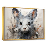 Minimalism Mice In Abstract Portrait - Mouse Canvas Wall Art