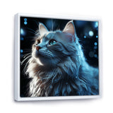 Nebelung Cat Nightfall Portrait - Cat Wall Art Prints