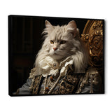 Persian Cat Dressed In Suit Portrait - Cat Home Decor Art