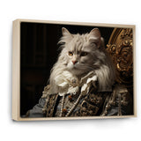 Persian Cat Dressed In Suit Portrait - Cat Home Decor Art