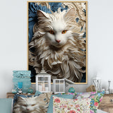 Persian Cat Purity Collage - Cat Living Room Wall Art