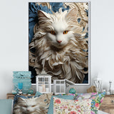 Persian Cat Purity Collage - Cat Living Room Wall Art