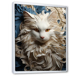 Persian Cat Purity Collage - Cat Living Room Wall Art