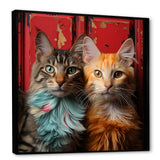 Pixie-bob Playmates Cats - Cat Canvas Wall Art