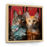 Pixie-bob Playmates Cats - Cat Canvas Wall Art